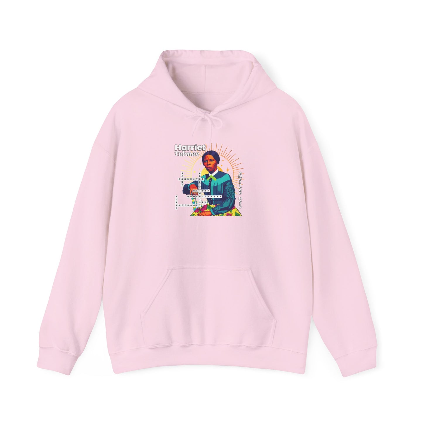 Harriet Tubman Portrait Hoodie — Inspirational Historical Figure Graphic Sweatshirt