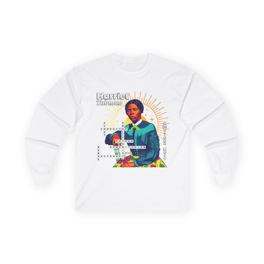 Harriet Tubman Colorized Crossword Tee