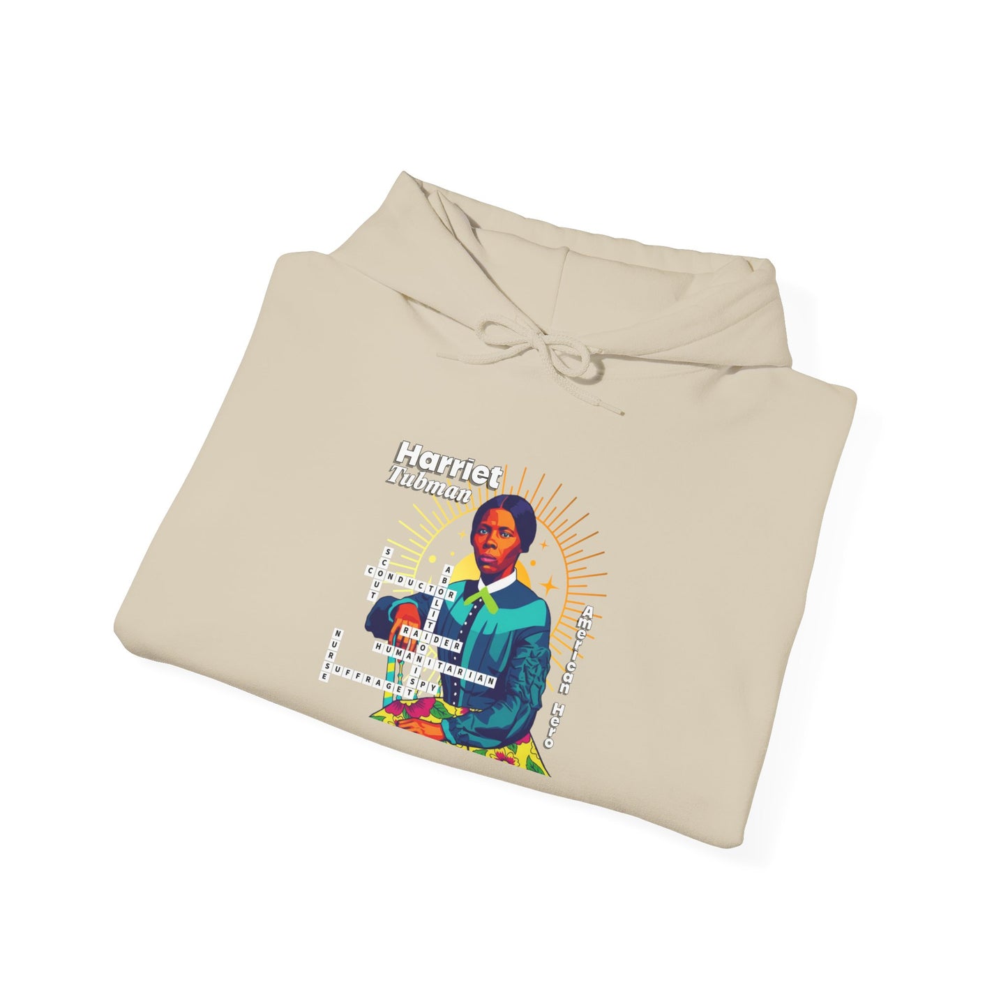 Harriet Tubman Portrait Hoodie — Inspirational Historical Figure Graphic Sweatshirt